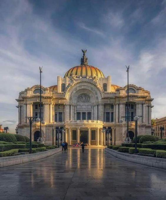 Central & Cozy Studio With Rooftop View 1 Mexico City Luaran gambar