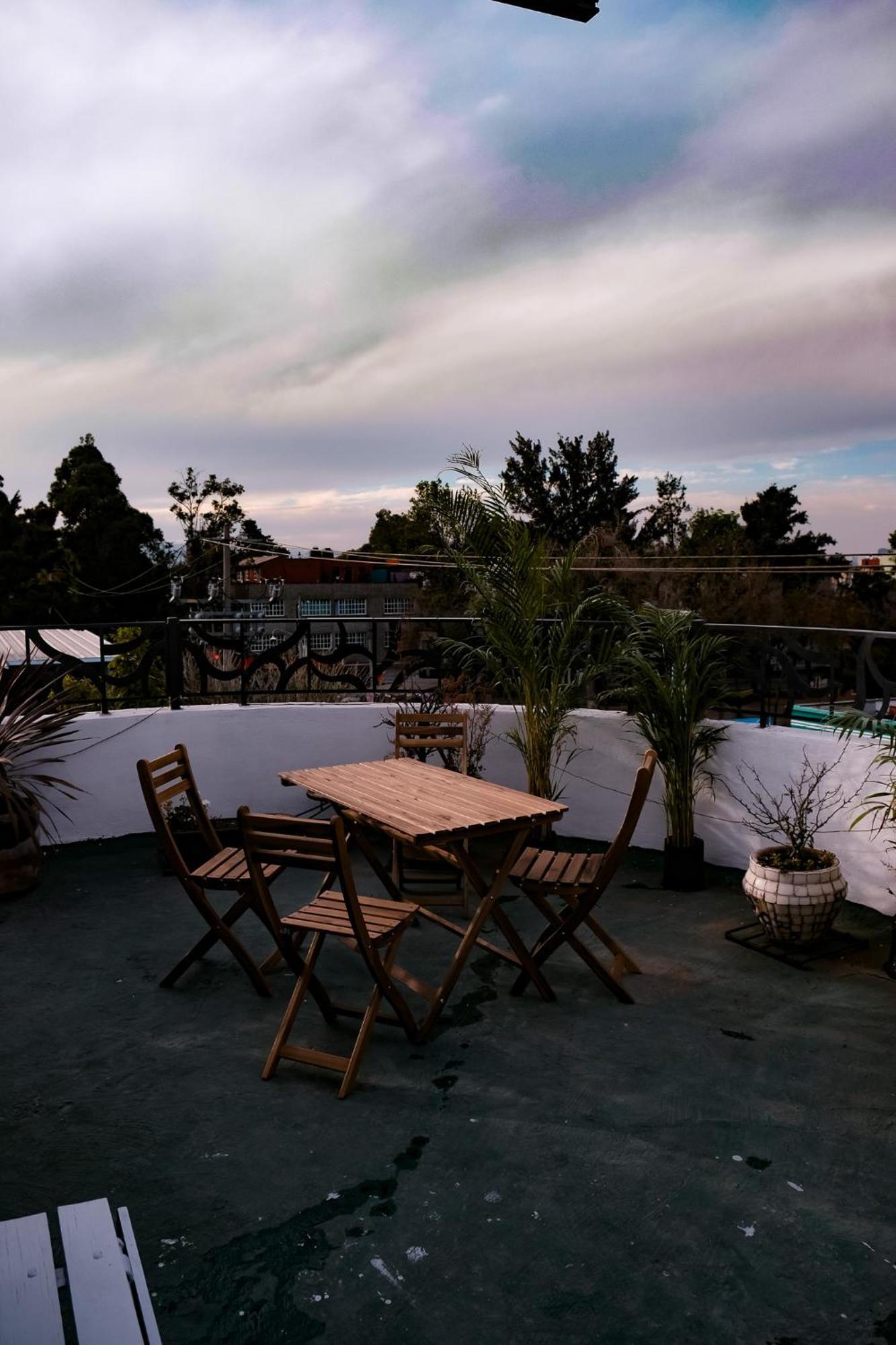 Central & Cozy Studio With Rooftop View 1 Mexico City Luaran gambar