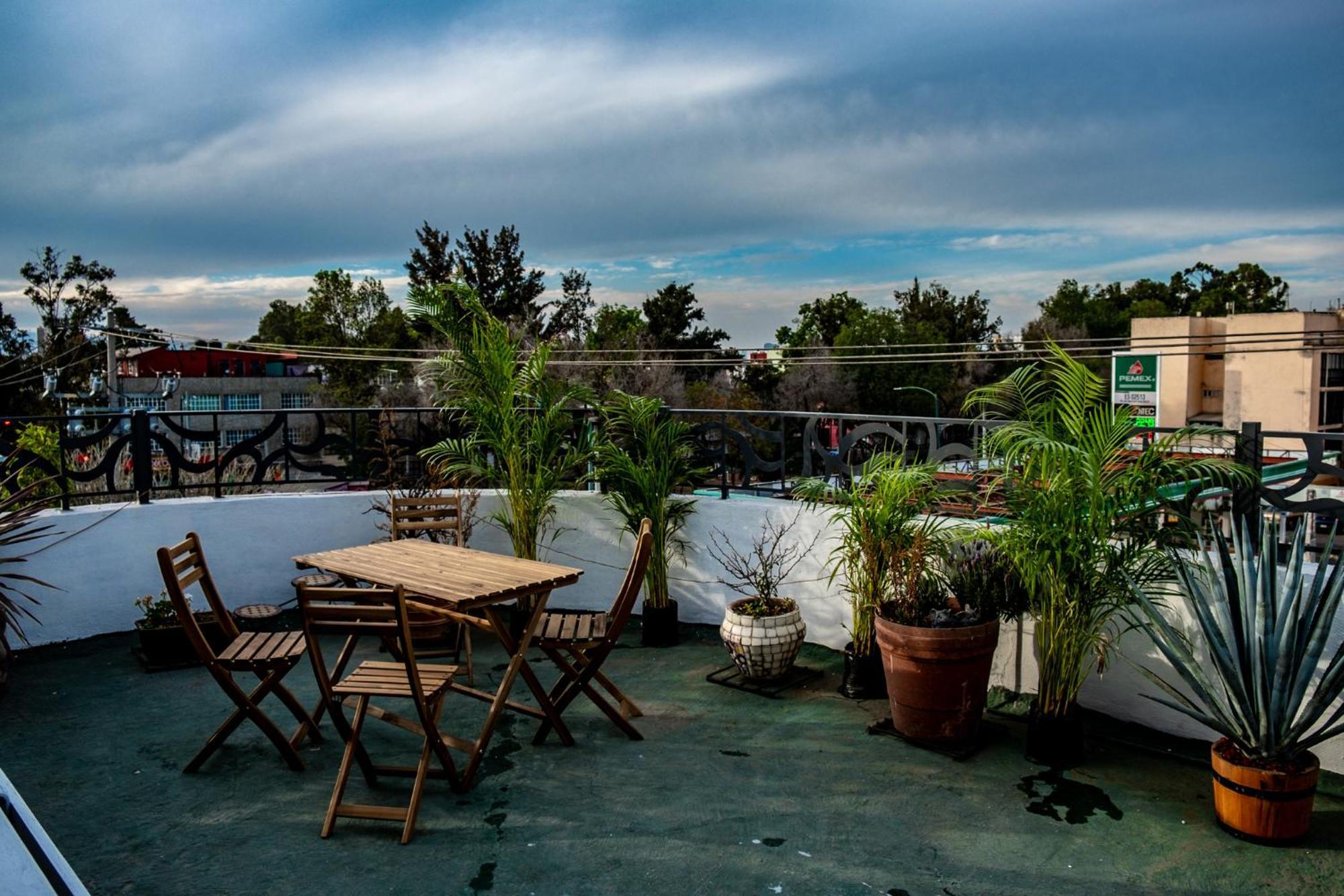 Central & Cozy Studio With Rooftop View 1 Mexico City Luaran gambar
